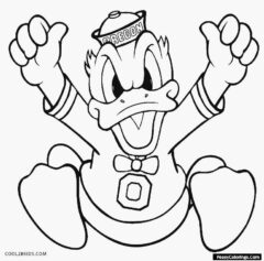 excited donald duck