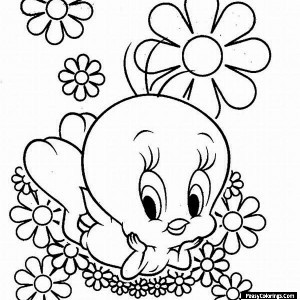 tweety coloring pages