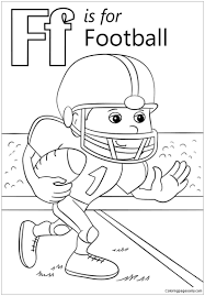 letter f coloring page